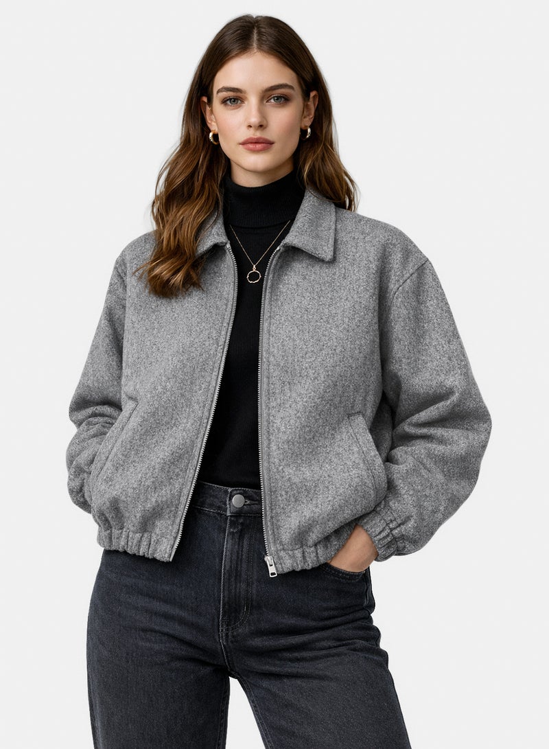 Women’s Wool Jacket – Casual Chic - Image 1
